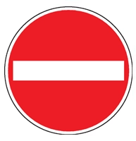 Einfahrt verboten